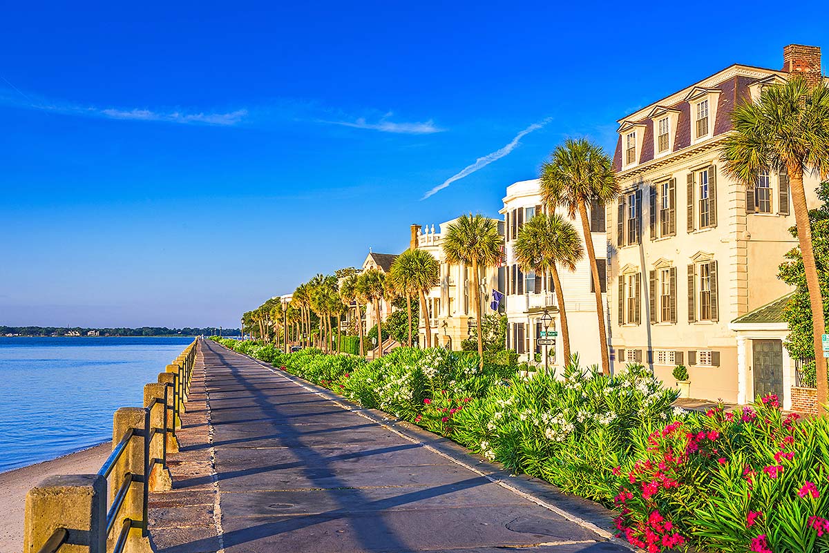 Charleston Battery waterfront promenade